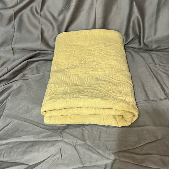 The Company Store Yellow Putnam Matelassé Standard Sham - Picture 3 of 3